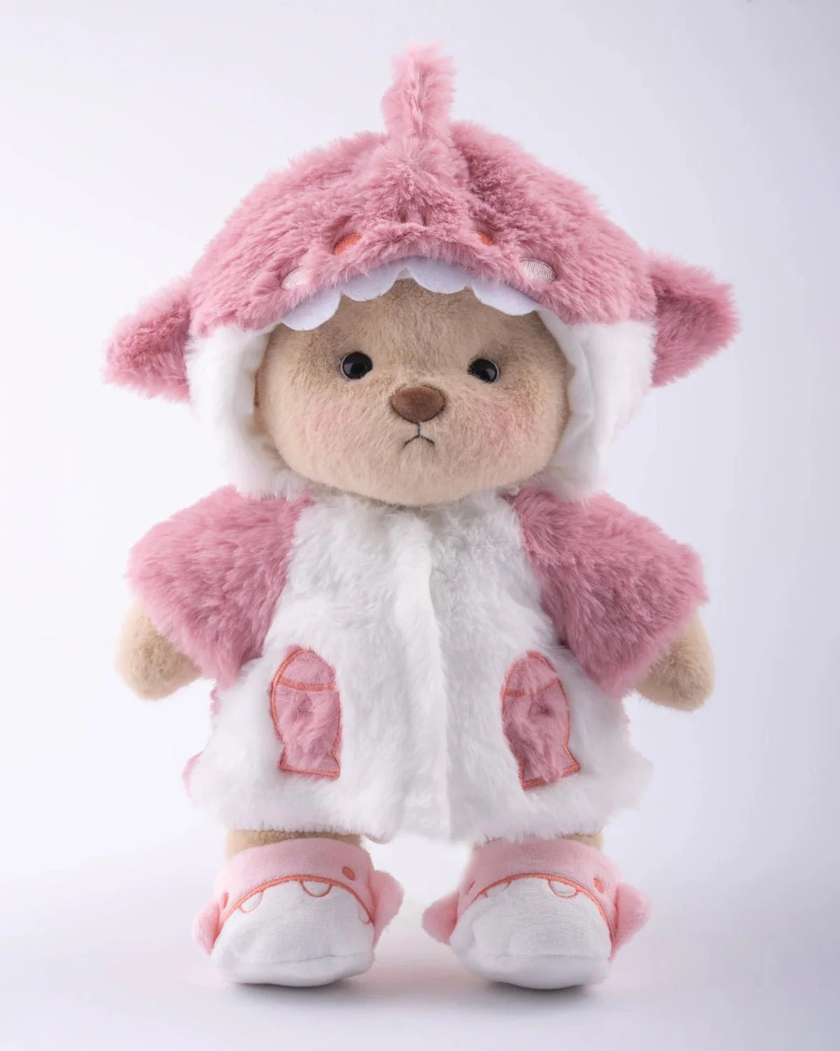 PuffyHug™ Pembe Shark Puffy Kostümü - Puffy Hug Türkiye