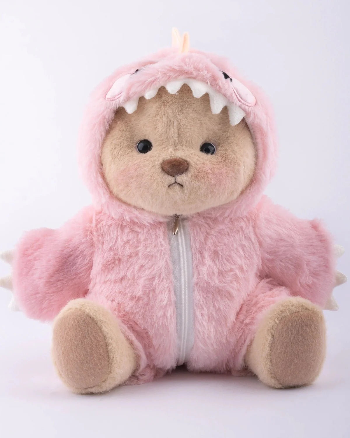 PuffyHug™ Pembe Tüylü Dino Puffy Kostümü - Puffy Hug Türkiye