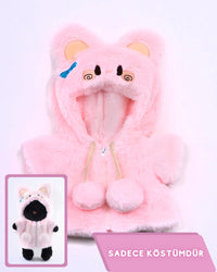 Pembe Bunny Puffy Kostüm